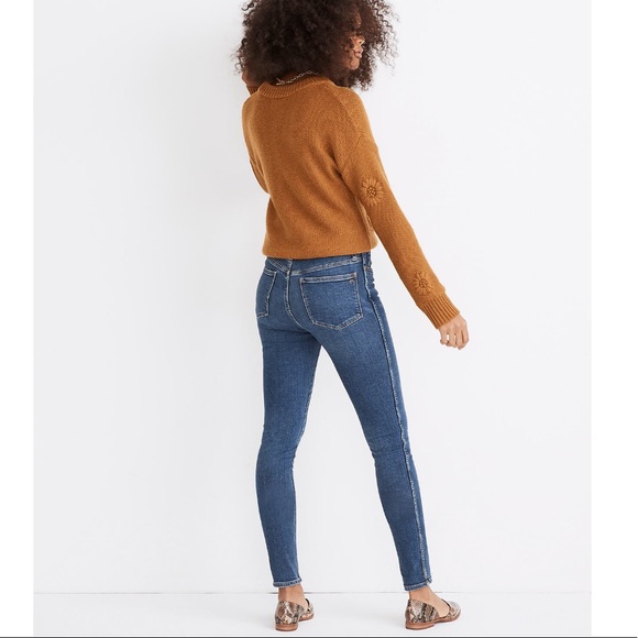 NWT Madewell Tall 10" High-Rise Skinny Jeans in Wendover Wash: TENCEL™ Denim… - Picture 4 of 12